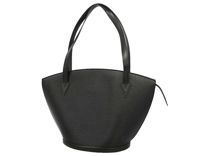Borsa a tracolla Louis Vuitton Epi Saint Jacques Nero