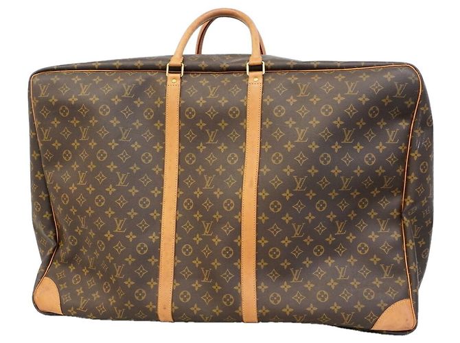 Borsa Louis Vuitton Boston Monogram Sirius 70 Marrone