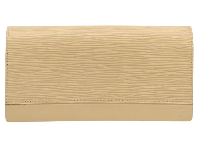 Louis Vuitton Honfleur Epi Leather Beige