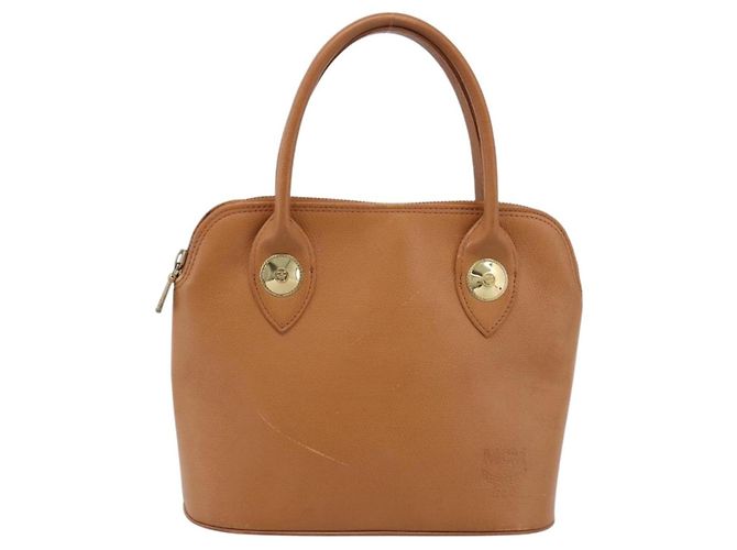 Sac à main MCM Vintage en cuir marron