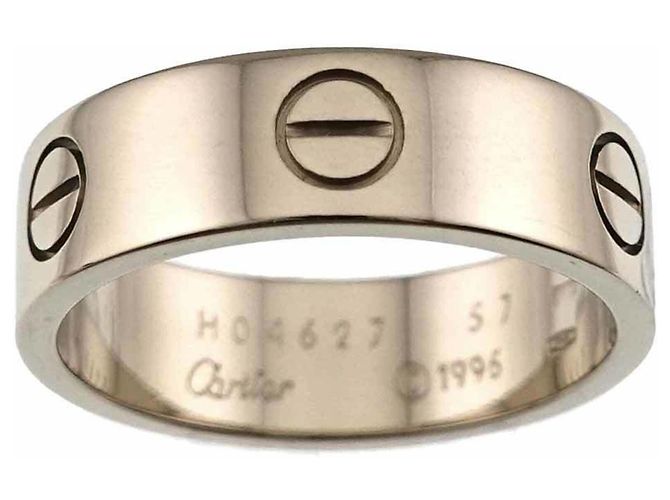 Cartier Love Ring in Weißgold
