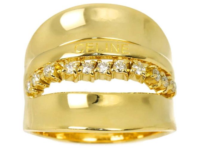 Diamond Céline Celine 1 Ring aus 18K Gelbgold mit Diamant
