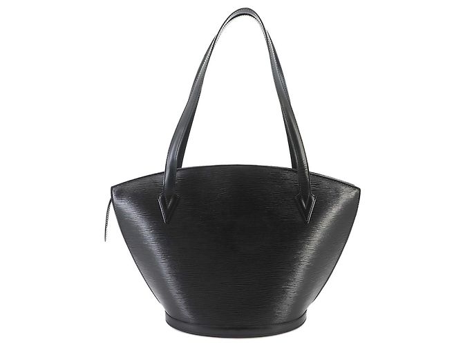 Sac à main cabas Louis Vuitton Epi Saint Jacques Noir