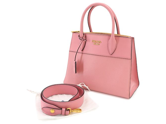Borsa a mano/spalla 2-way Prada Saffiano Rosa