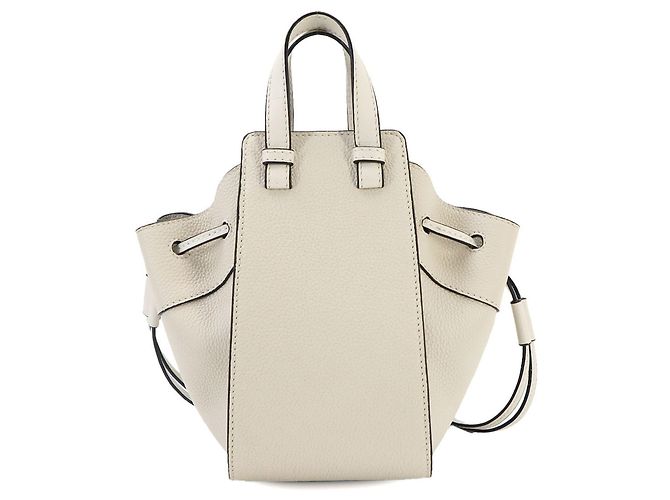 Loewe Hammock Drawstring Mini Handtasche Weiß