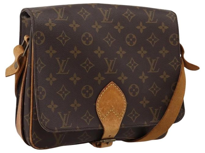 LOUIS VUITTON Monogram Cartouchiere GM Shoulder Bag M51252 LV Auth bs37032 Monograma