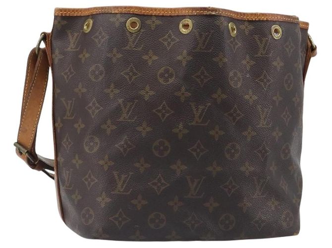 Borsa a tracolla LOUIS VUITTON Monogram Petit Noe M42226 LV Auth bs36859 Monogramma