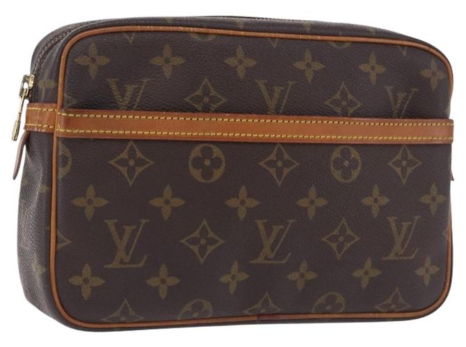 LOUIS VUITTON Monogram Compiegne 23 Clutch Bag M51847 LV Auth hk4084 Monogramm