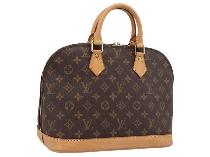 LOUIS VUITTON Monogram Alma Hand Bag M51130 LV Auth 197256A Monograma