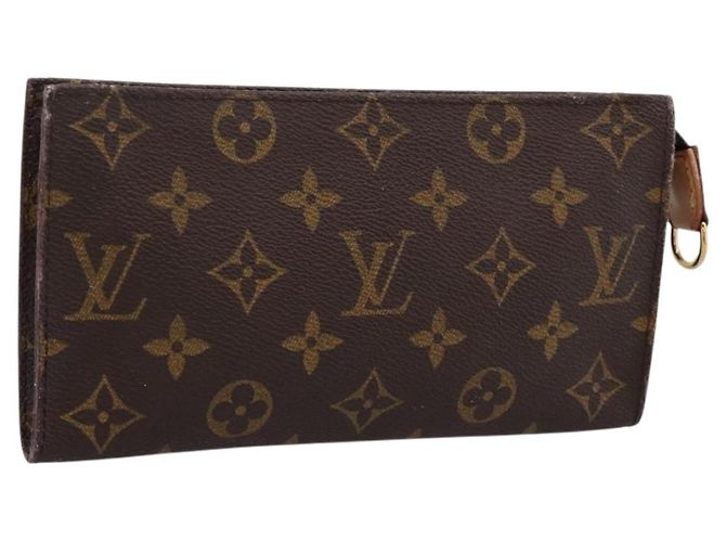 LOUIS VUITTON Monogram Bucket GM Accessory Pouch LV Auth bs36979