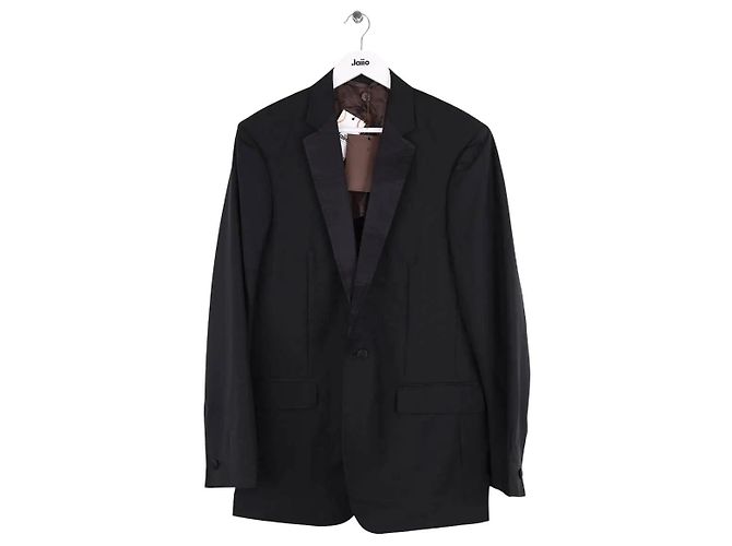 Louis Vuitton Black Wool Suit