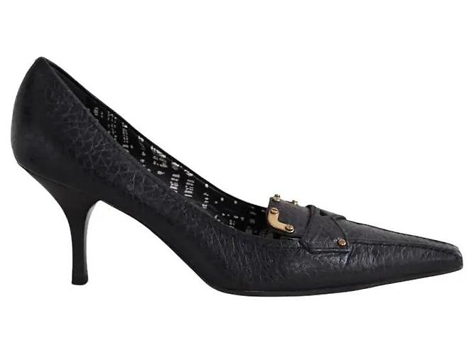 Tacchi Prada in pelle nera Nero
