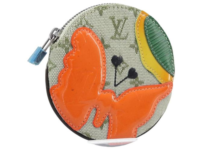 LOUIS VUITTON Monogram Mini Comte de FePorte Monnaie Ron M92271 Auth SW2688 Khaki