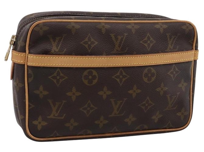 LOUIS VUITTON Monogram Compiegne 23 Clutch Bag M51847 LV Auth 199437 Monograma