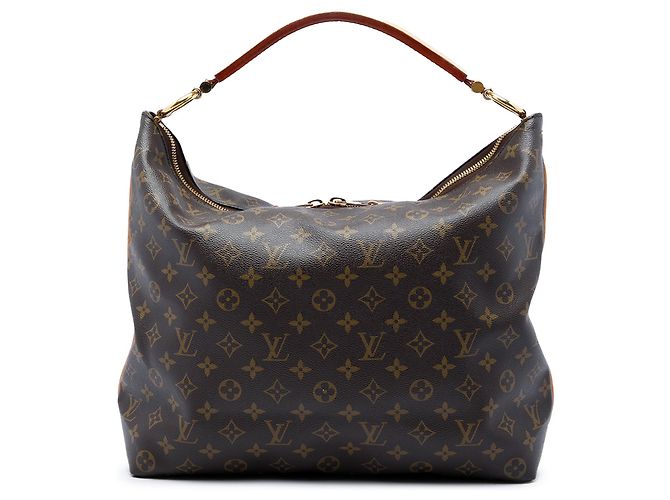 Sac à épaule Louis Vuitton Monogram Graceful MM Marron
