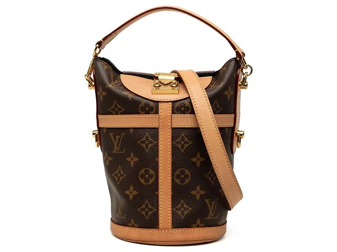 Bucket Borsa a secchiello Duffle Louis Vuitton Monogram Marrone