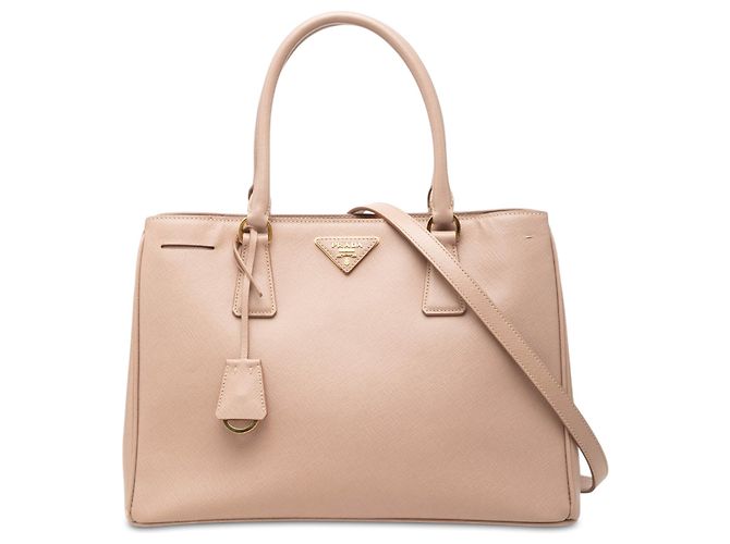 Borsa Prada Medium Saffiano Lux Galleria Beige