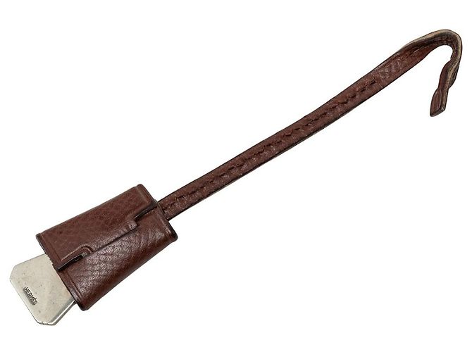 Mini Clochette Hermès en Epsom Marron