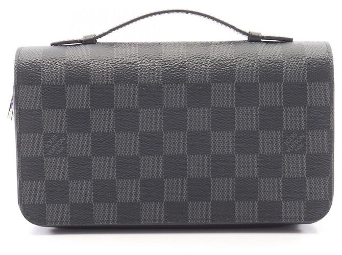 Louis Vuitton Zippy XL Damier Graphite Long Wallet Black