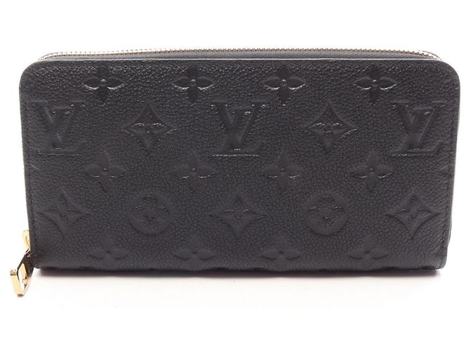Cartera Zippy Louis Vuitton en piel negra Negro
