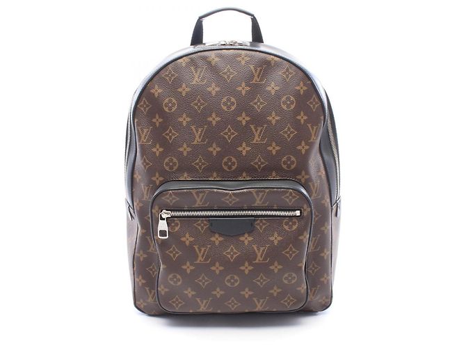 Louis Vuitton Josh Backpack/Handbag Brown Black Monogram