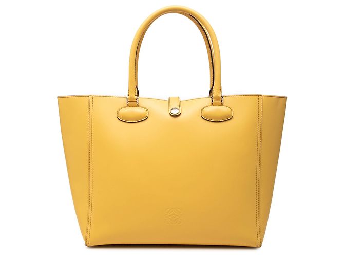 Tote Leo LOEWE in pelle gialla Giallo