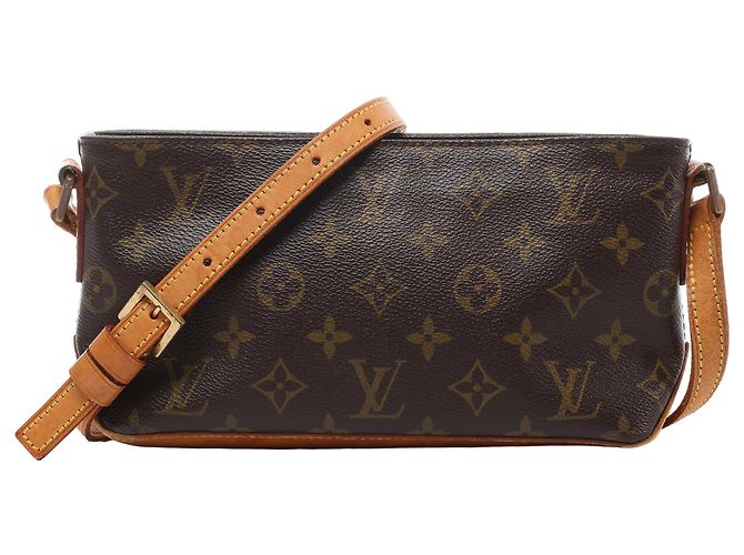 Borsa a tracolla Louis Vuitton Trotteur Monogram Canvas in marrone M51240