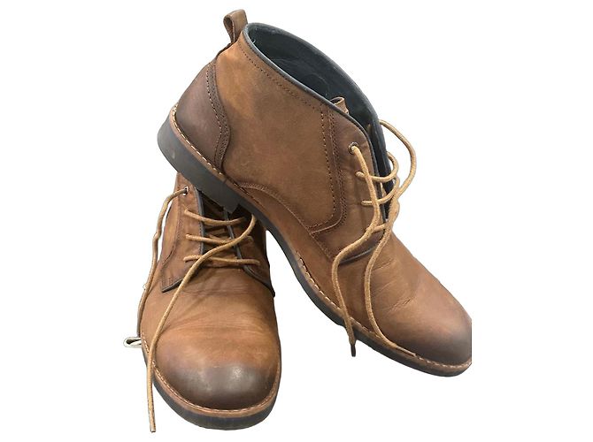 Autre Marque Pikolinos brown leather ankle boots