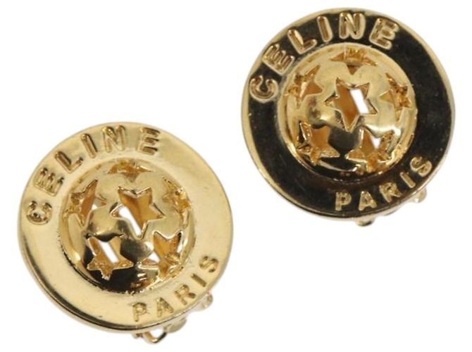 Céline CELINE Ohrringe Metall Goldfarben