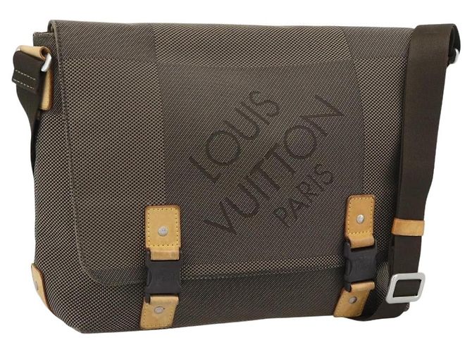 LOUIS VUITTON Damier Geant Roux Shoulder Bag Tail M93077 LV