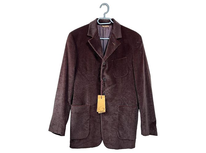 Romeo Gigli Samt-Blazer in Braun