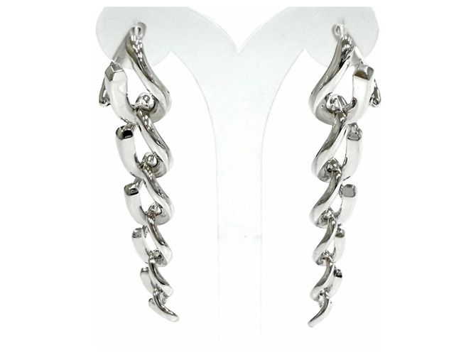Pendientes de botón Tiffany & Co. en plata de ley