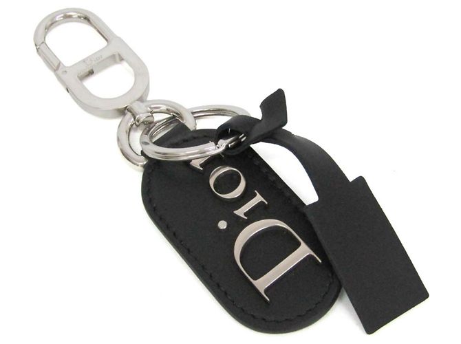 Christian Dior Keyring Model 2ESKH645GUA Black Silvery