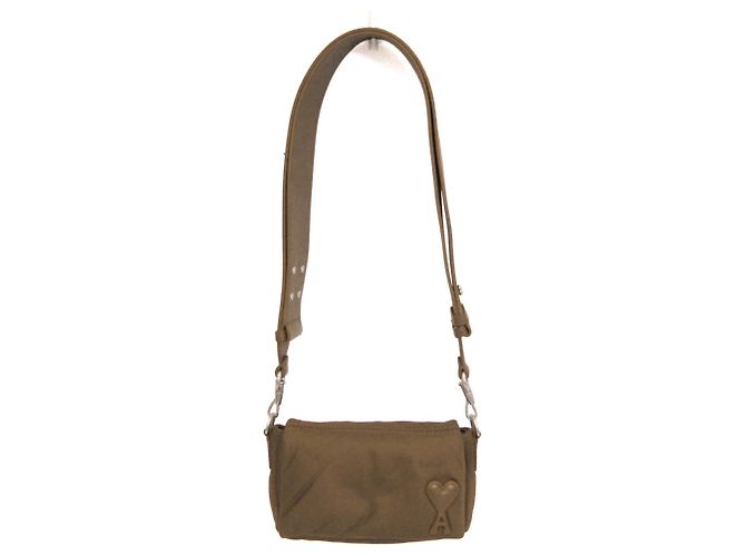 Bolsa Ami Paris Marcel Lunchbox Bag Marrom