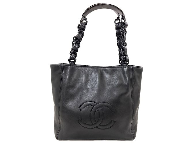 Borsa Tote Chanel Coco Mark Nero