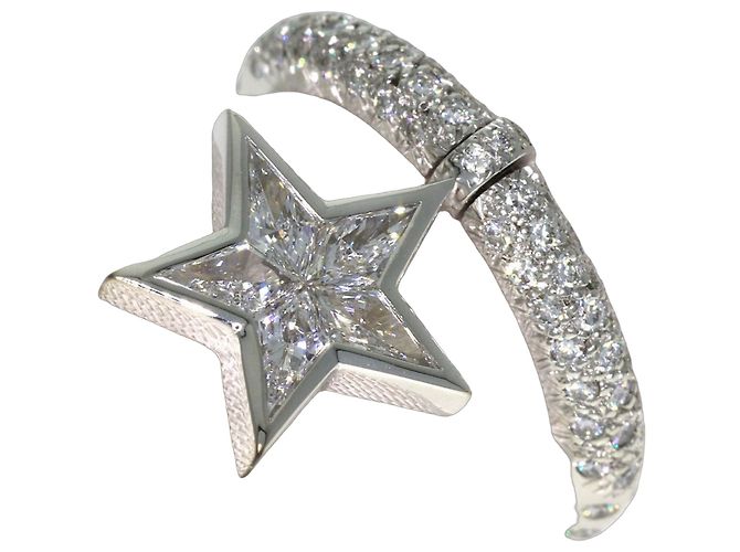 Timeless Anello Chanel Comet Diamond D'oro