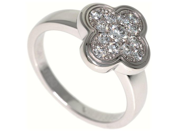 Anello Pure Alhambra Small Model Diamanti Van Cleef & Arpels D'oro