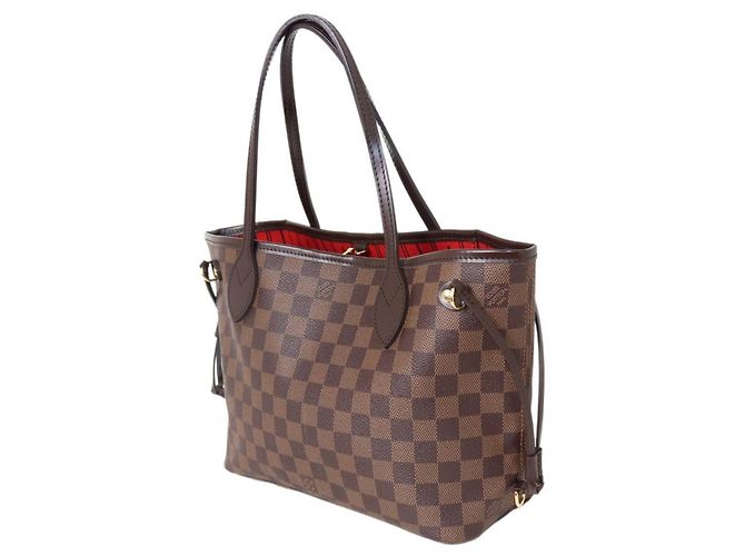 Sac cabas Louis Vuitton Neverfull PM Damier ebène