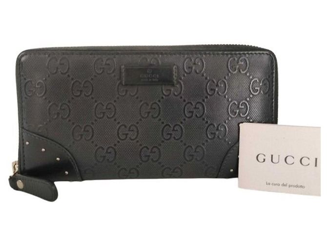 Cartera larga Gucci Diamante Negro