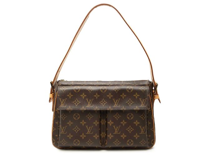 Louis Vuitton Brown Monogram Viva Cite GM Marrone