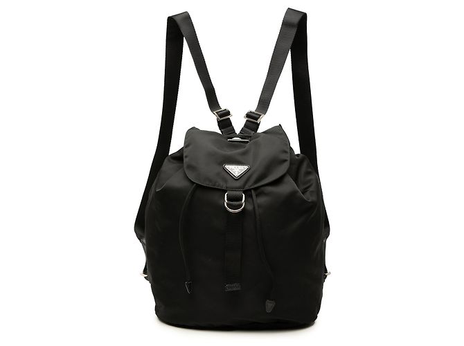 Prada Black Tessuto Backpack