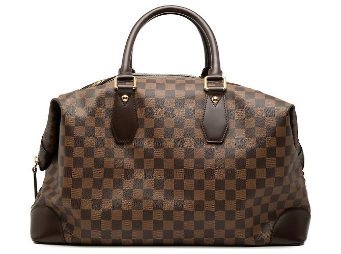 Louis Vuitton Brown Damier Ebene Vaslav Marrom