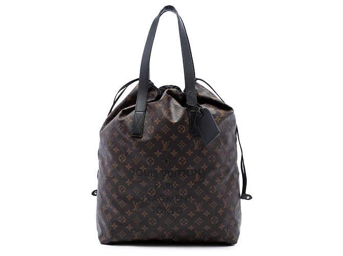 Louis Vuitton Brown Fragment Monogram Macassar Cabas Light Tote Marron