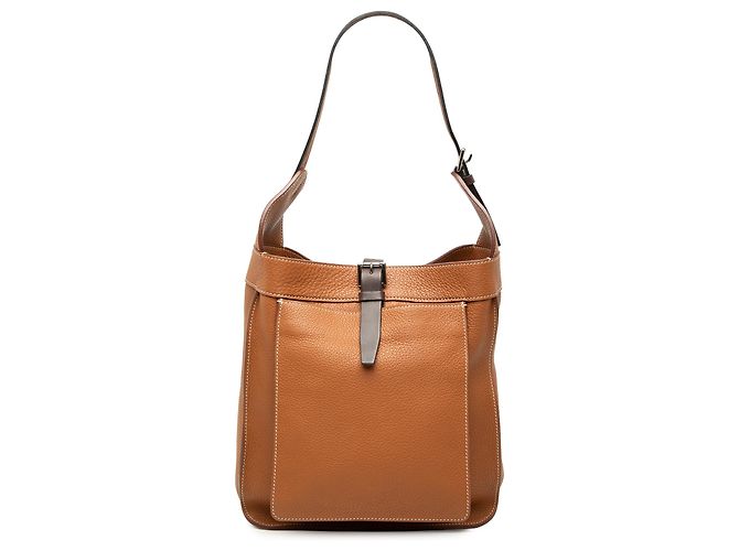 Hermès Brown Clemence Marwari PM Marron