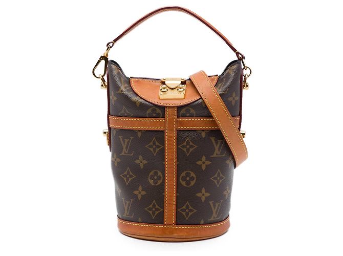 Bolsa Bucket Duffle Louis Vuitton Brown Monogram Marrom