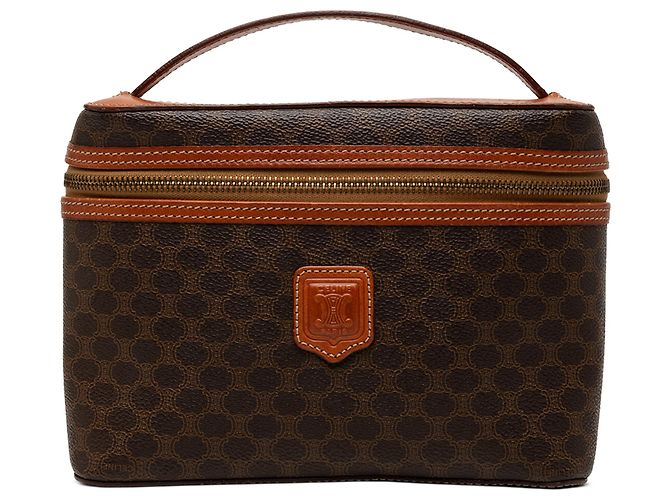16 Céline Borsa beauty Celine Brown Macadam Coated Canvas Marrone