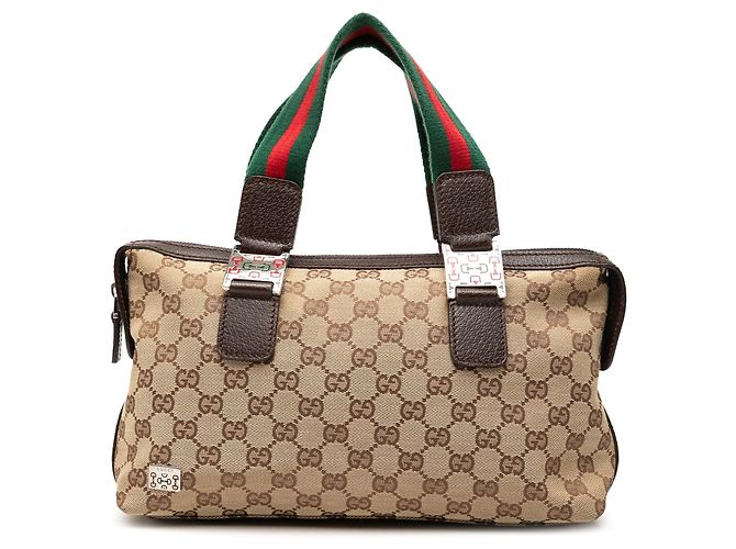 Borsa Gucci Beige GG Canvas Web Pop