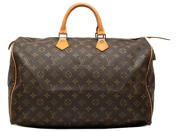 Louis Vuitton Brown Monogram Speedy 40 Marron
