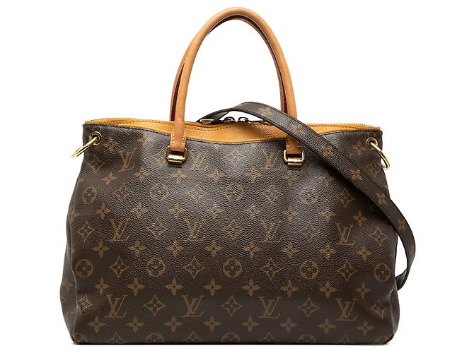 Louis Vuitton Brown Monogram Pallas MM Marrom