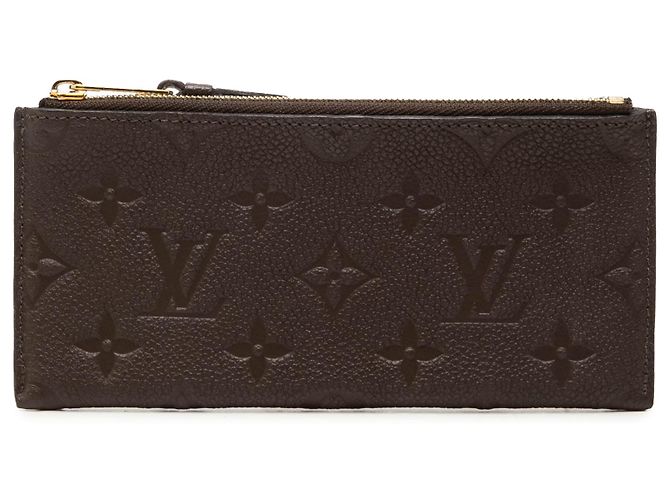 Pochette Félicie Louis Vuitton Brown Monogram Empreinte Pochette Felicie Zippered Insert Dark brown